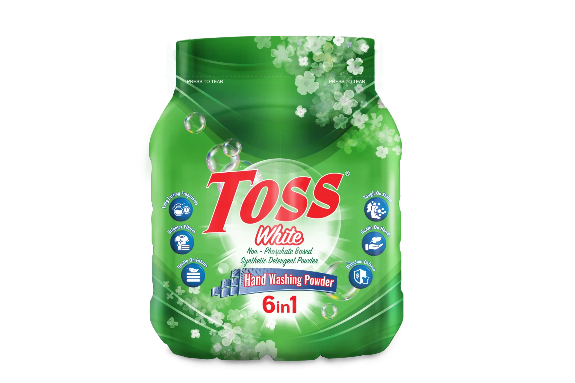 Toss White Jar 500g